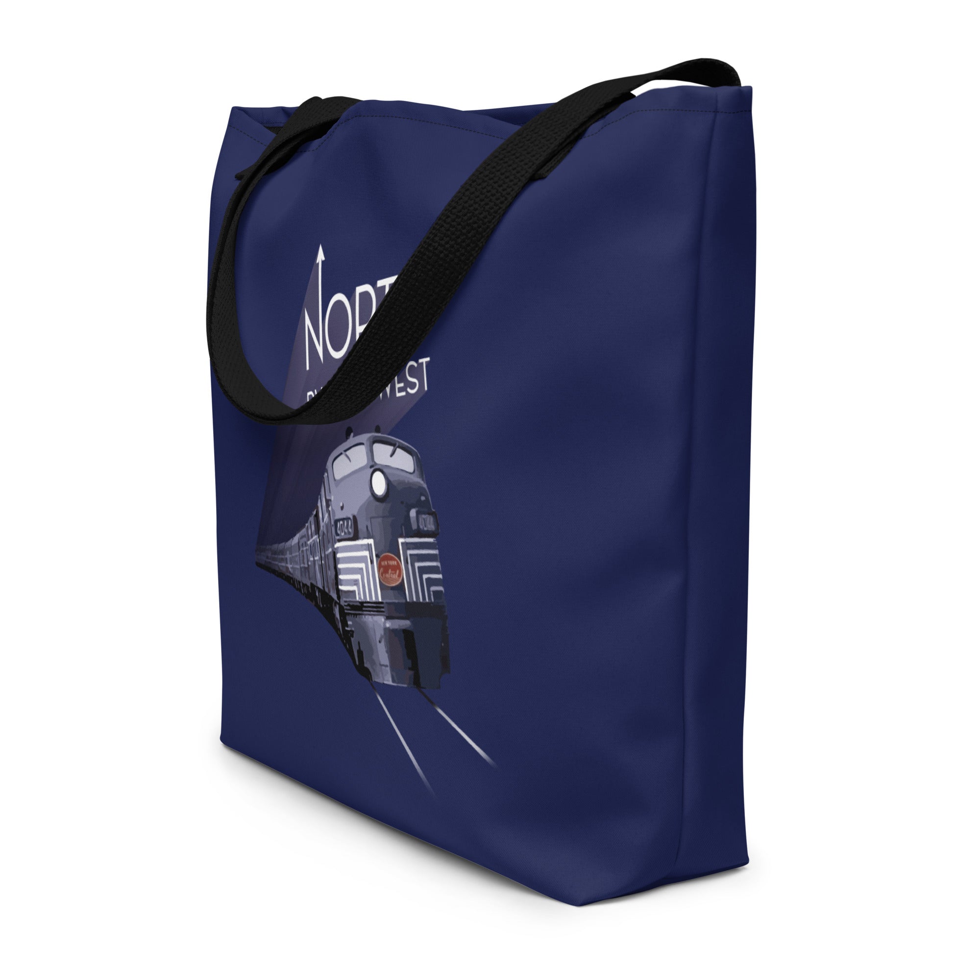 North by Northwest large tote bag