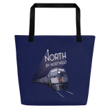 North by Northwest large tote bag